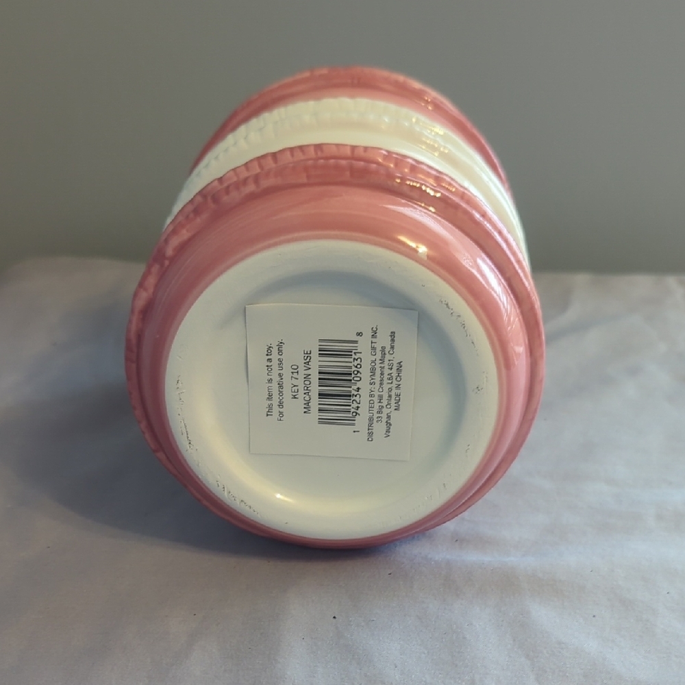 Macaron Ceramic Vase Or Decor Piece - Picture 3 of 5